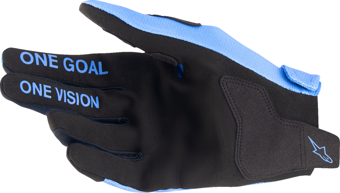 ALPINESTARS Youth Radar Gloves - Light Blue/Black - Large 3541824-7056-L