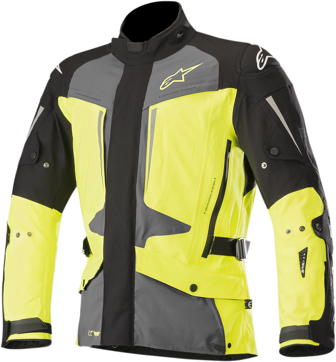 ALPINESTARS Yaguara Drystar® Jacket - Black/Gray/Yellow - Large 3203218-1015-L
