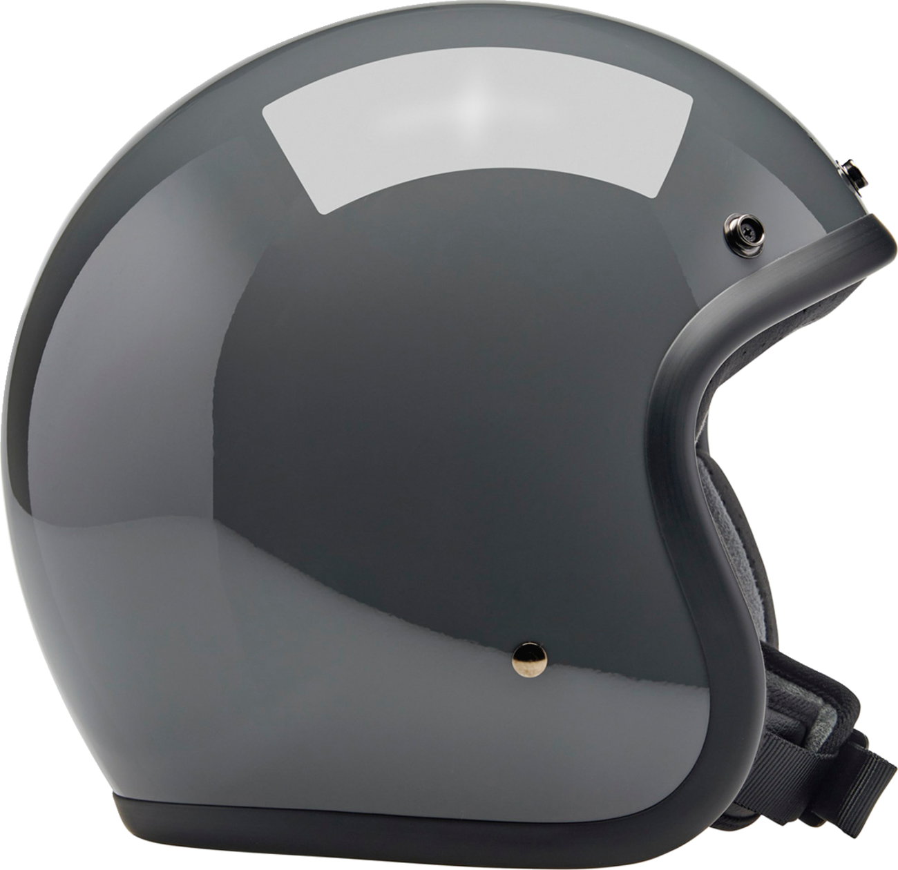 BILTWELL Bonanza Helmet - Gloss Storm Gray - Medium 1001-165-203