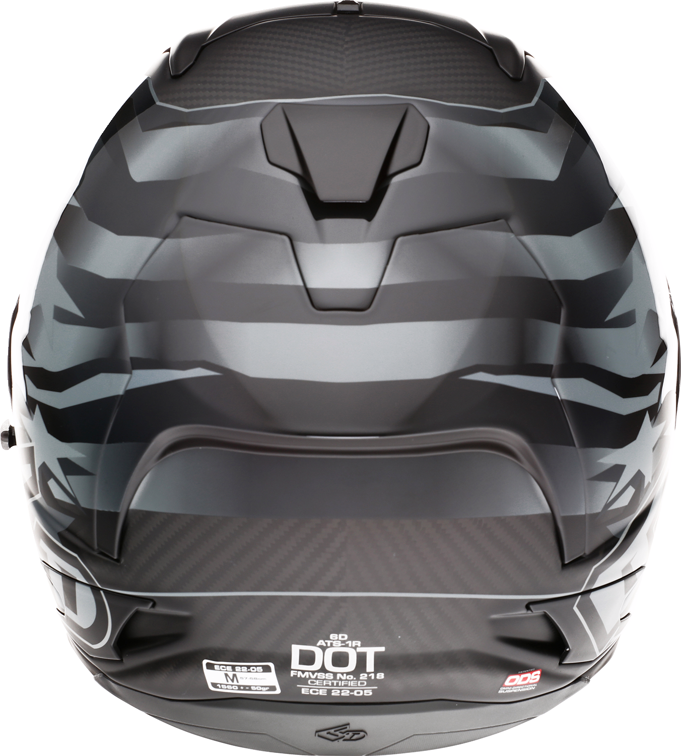 6D ATS-1R Helmet - Patriot - Black - 2XL 30-0609