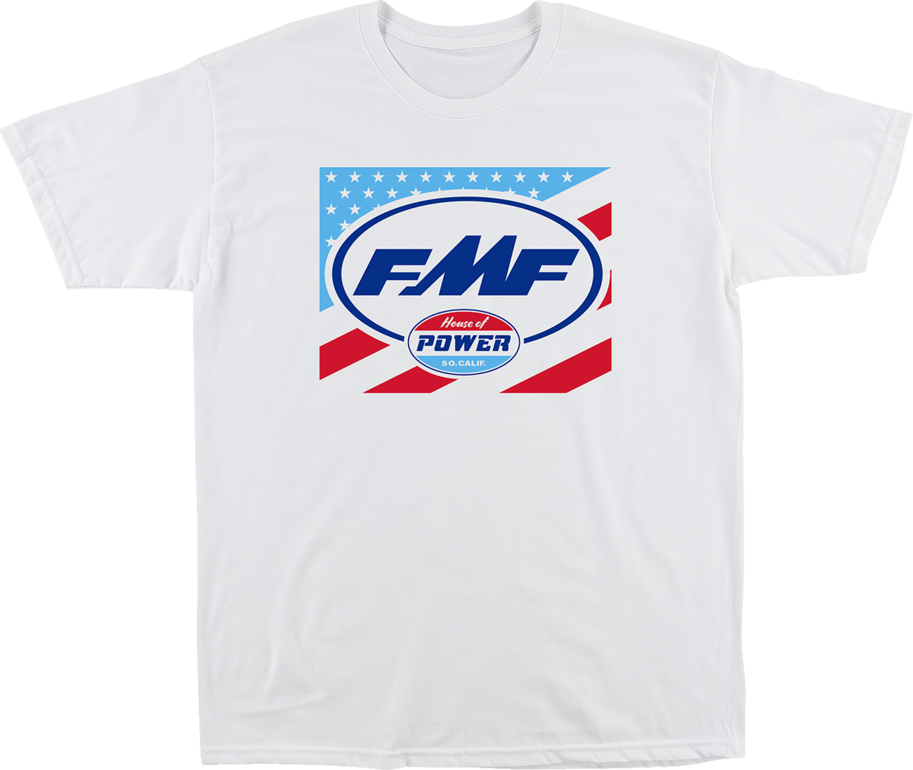 FMF House of Freedom T-Shirt - White - Large SP22118904WHL 3030-21873