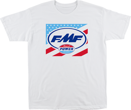 FMF House of Freedom T-Shirt - White - XL SP22118904WHXL 3030-21874