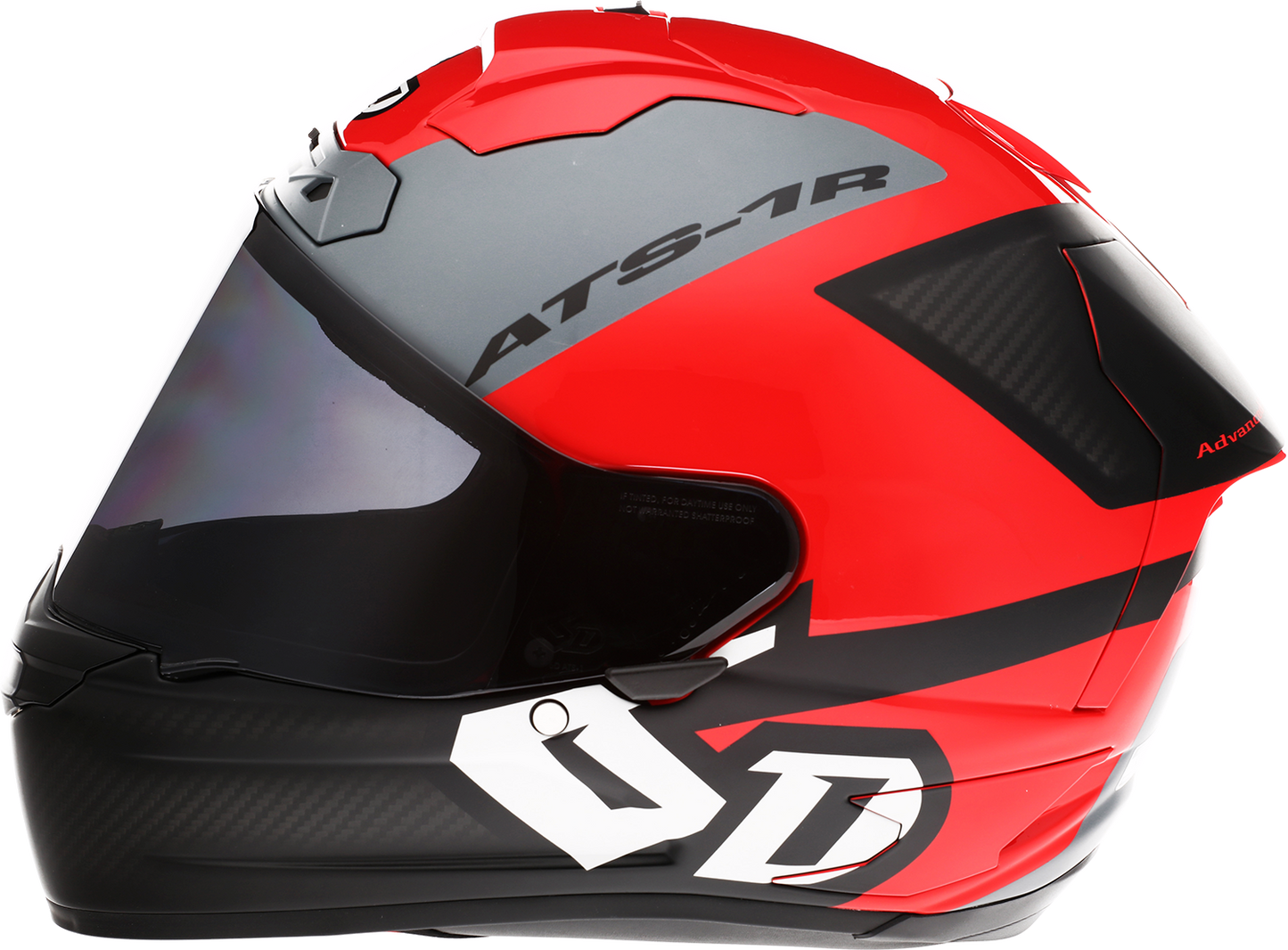 6D ATS-1R Helmet - Wyman - Red/Gray - Medium 30-0736