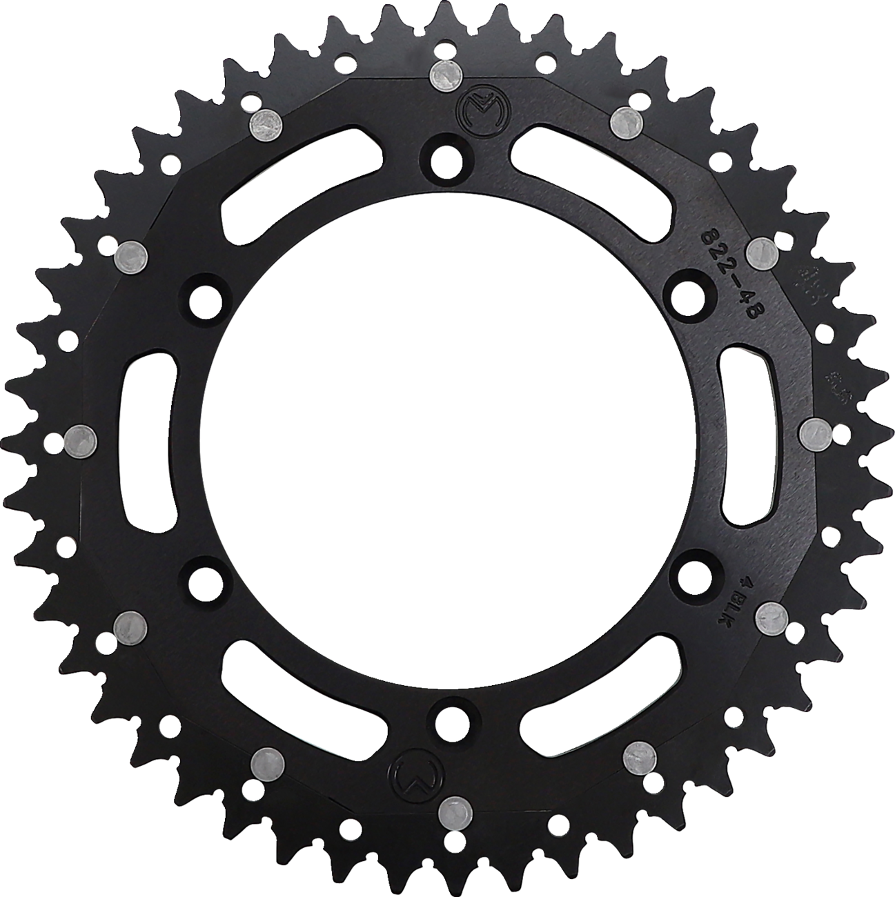 MOOSE RACING Dual Sprocket - Black - 48 Tooth 1210-822-48-10X