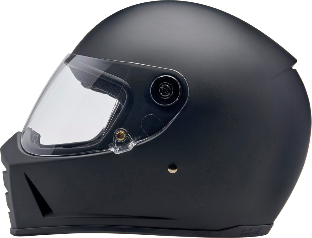 BILTWELL Lane Splitter Helmet - Flat Black - Large 1004-201-504