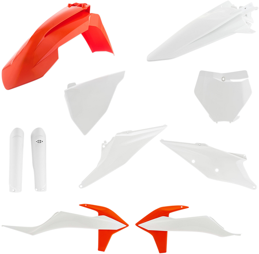 ACERBIS Full Replacement Body Kit - OEM '19 Orange/White 2726496345