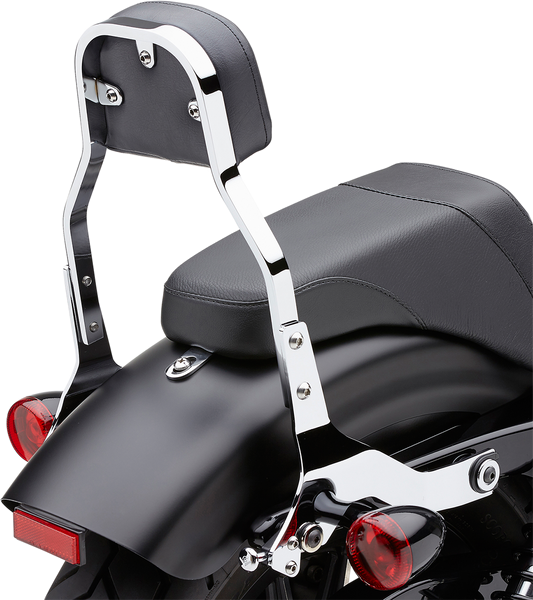 COBRA Backrest Kit - 11" - Chrome - Softail 602-2021