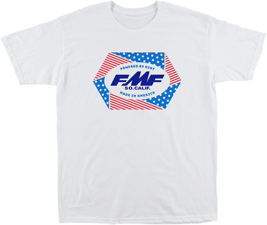 FMF Geometry T-Shirt - White - Large SU21118901WHLG 3030-20698