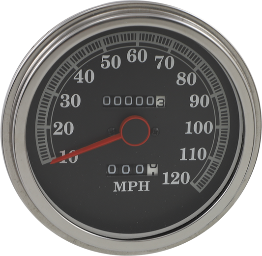 DRAG SPECIALTIES FL-Style 2240:60 Speedometer - '89-'95 Face NO RESET KNOB OR HARDWARE 72423M