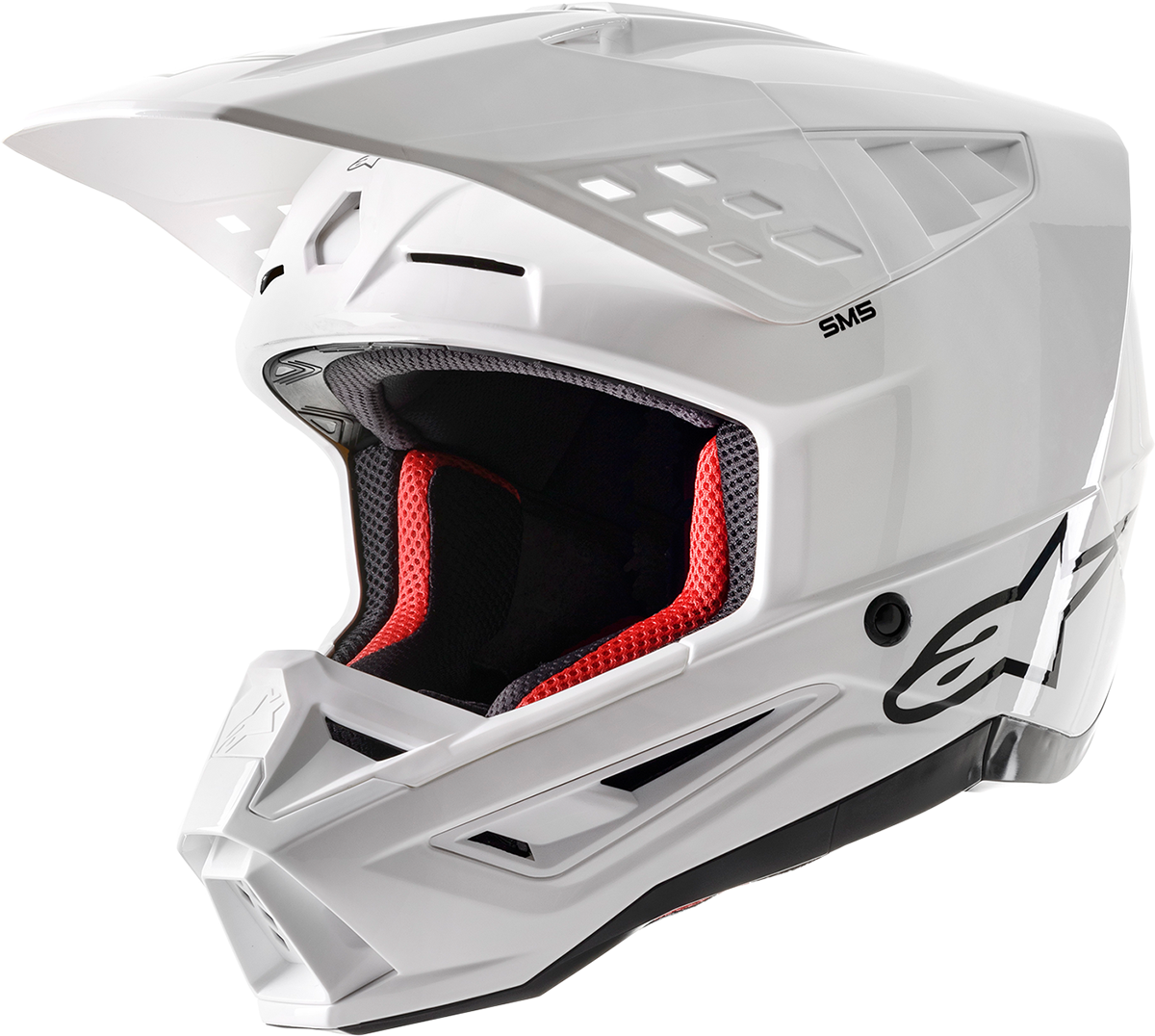 ALPINESTARS SM5 Helmet - Solid - Gloss White - Small 8303121-2180-SM