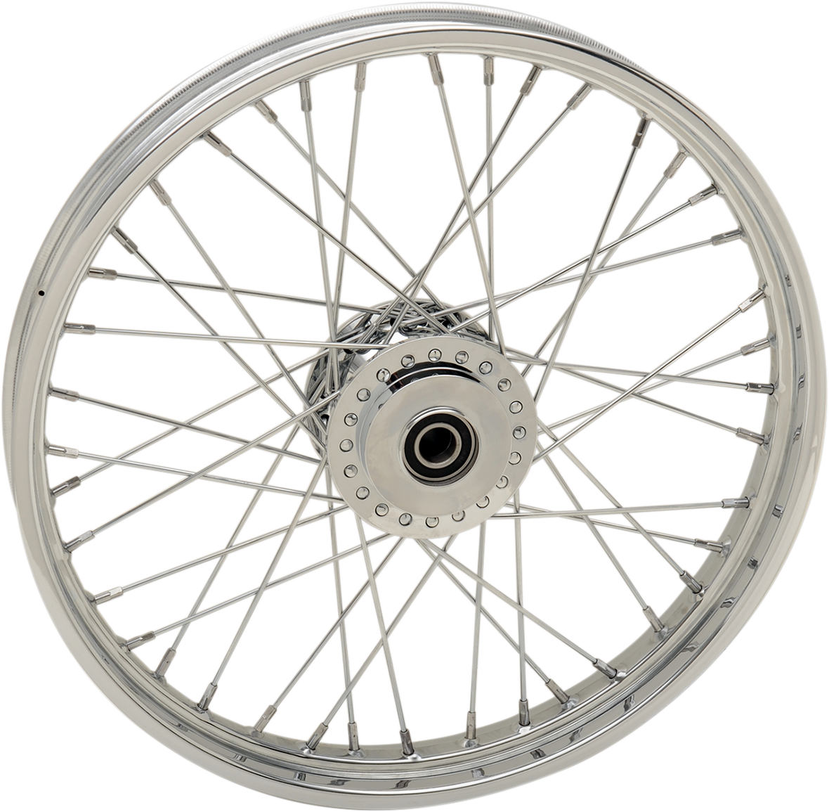 DRAG SPECIALTIES Front Wheel - Single Disc/No ABS - Chrome - 21"x2.15" - '08+ XL FITS 08-20 MODELS 64424