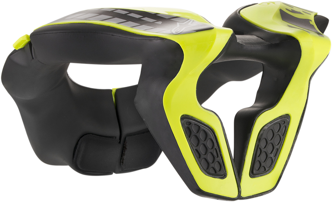 ALPINESTARS Youth Neck Support - Black/Yellow Fluo - One Size 6540118-155-OS