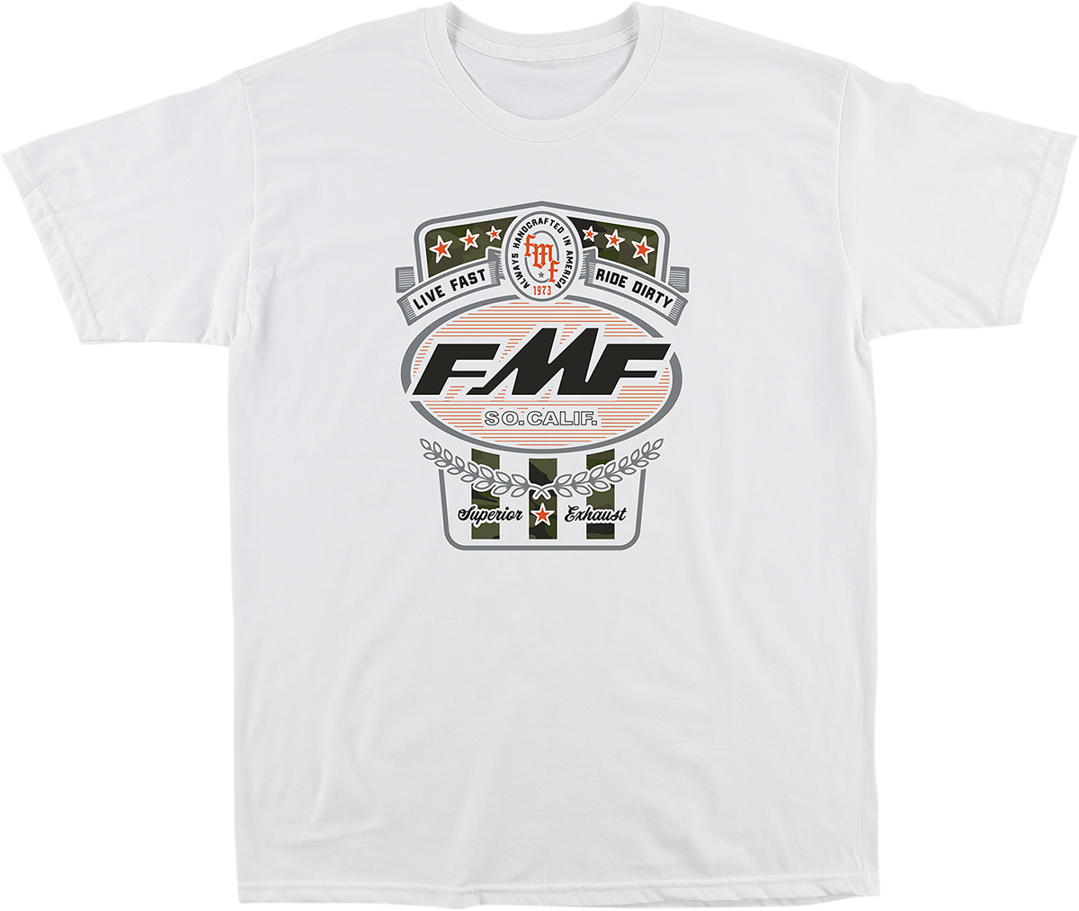 FMF Victory T-Shirt - White - Small FA21118910WHSM 3030-21302
