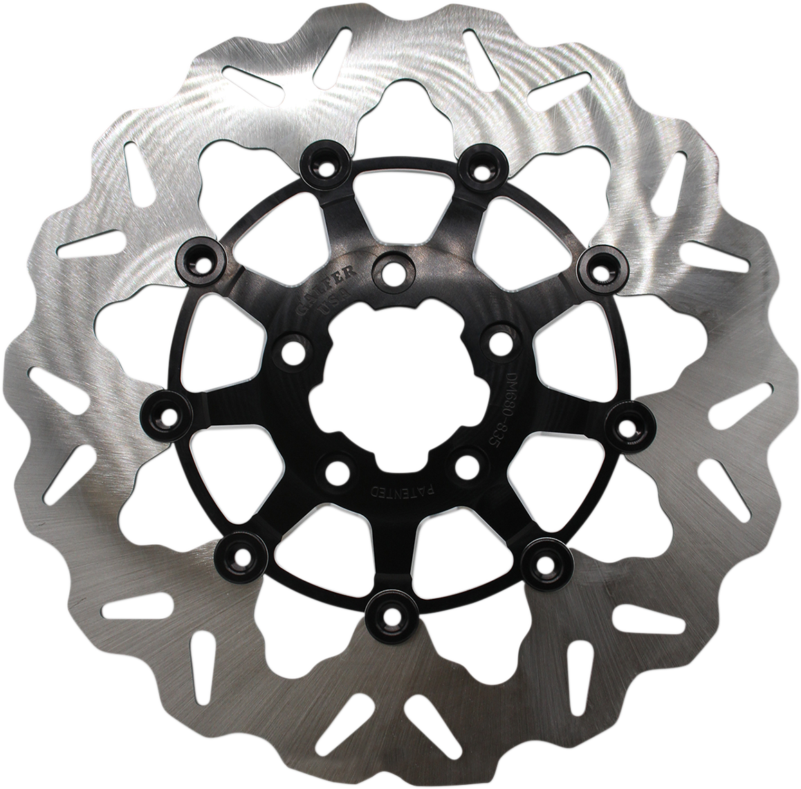 GALFER Front Wave® Rotor - Black Carrier DF680CW-C