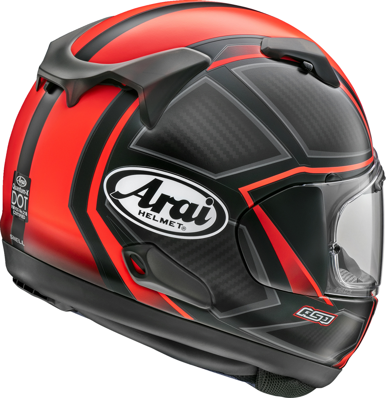 ARAI HELMETS Quantum-X Helmet - Spine - Red - 2XL 0101-15755