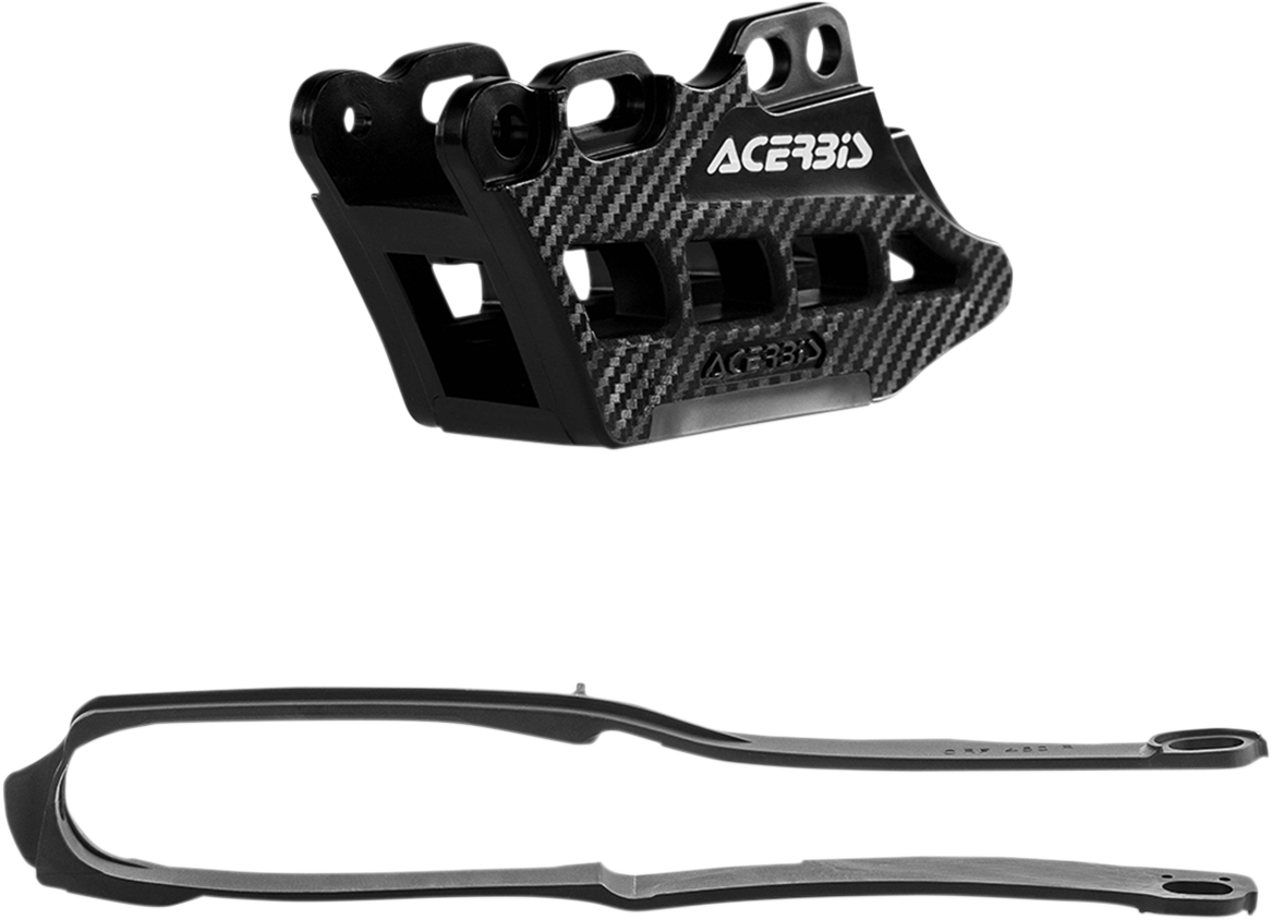 ACERBIS Chain Guide and Slider Kit - Honda CRF250R/CRF450R/RX - Black 2666240001
