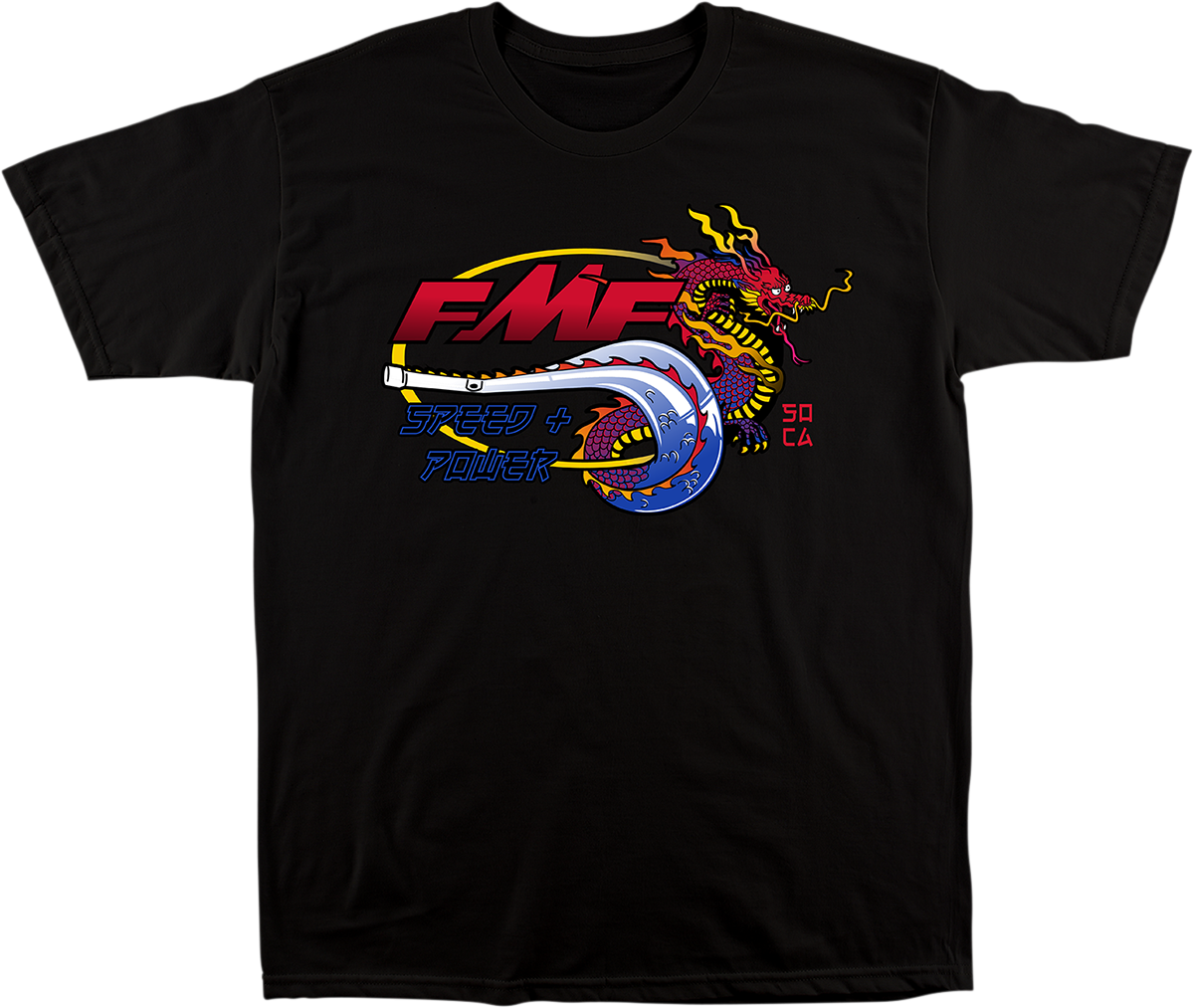 FMF Fire Starter T-Shirt - Black - Small FA21118901BKSM 3030-21252