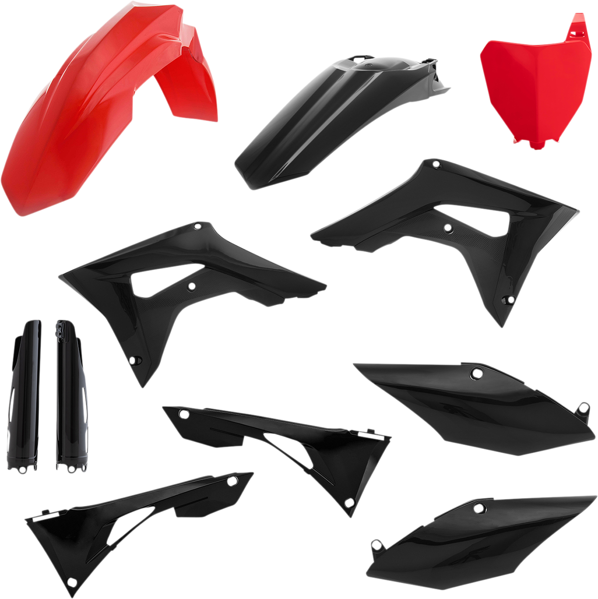 ACERBIS Full Replacement Body Kit - Red/Black 2736251018