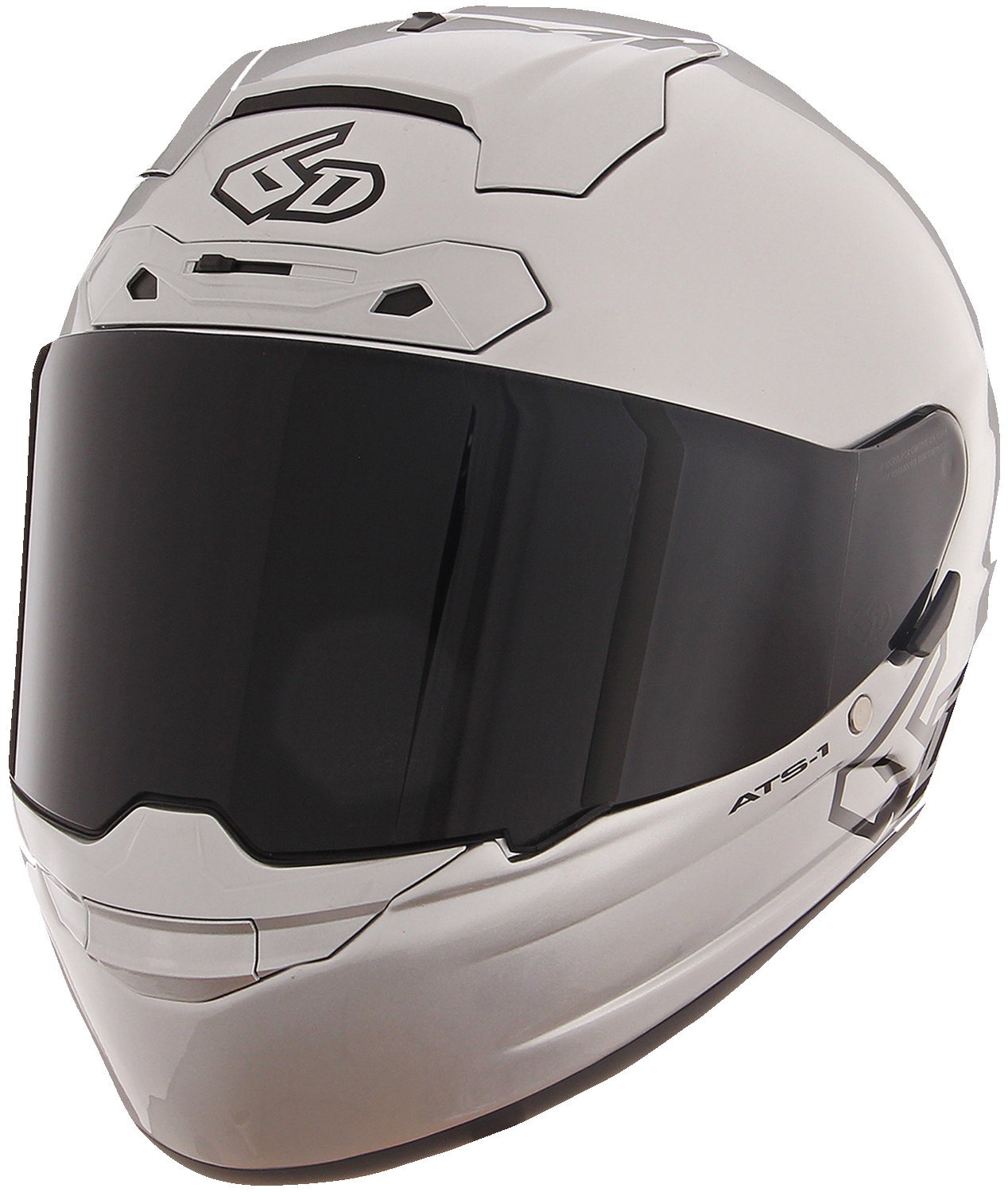 6D ATS-1R Helmet - Gloss Silver - Large 30-0997