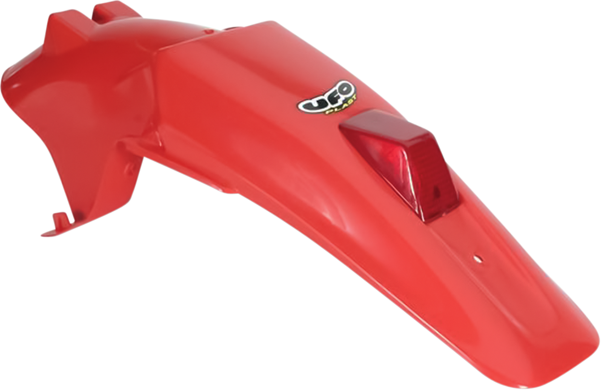 UFO Enduro Rear Fender with Lens - XR Red HO03678069
