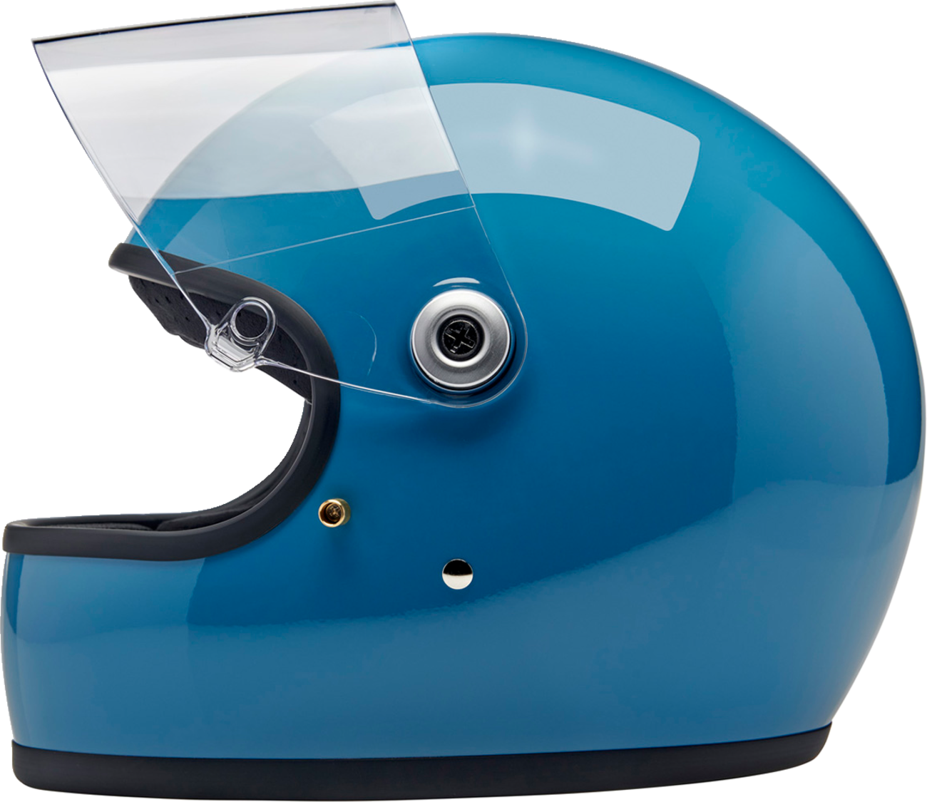 BILTWELL Gringo S Helmet - Gloss Dove Blue - Small 1003-165-502