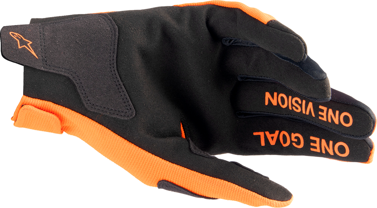 ALPINESTARS Youth Radar Gloves - Hot Orange/Black - Large 3541824-411-L