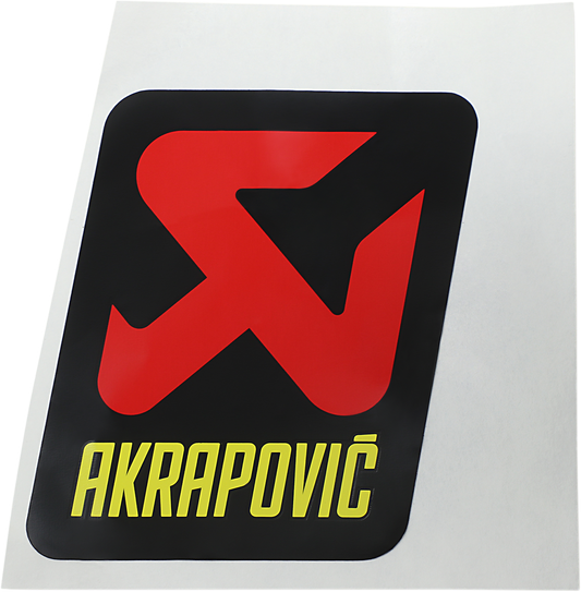 AKRAPOVIC Replacement Sticker P-HST14AL 1860-1098