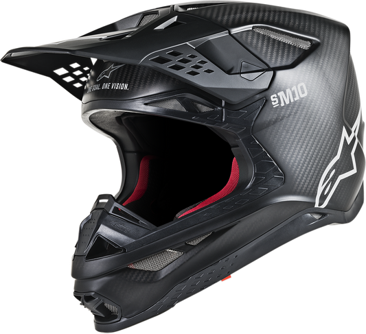 ALPINESTARS Supertech M10 Helmet - MIPS - Black Matte Carbon - Large 8300319-1300-LG