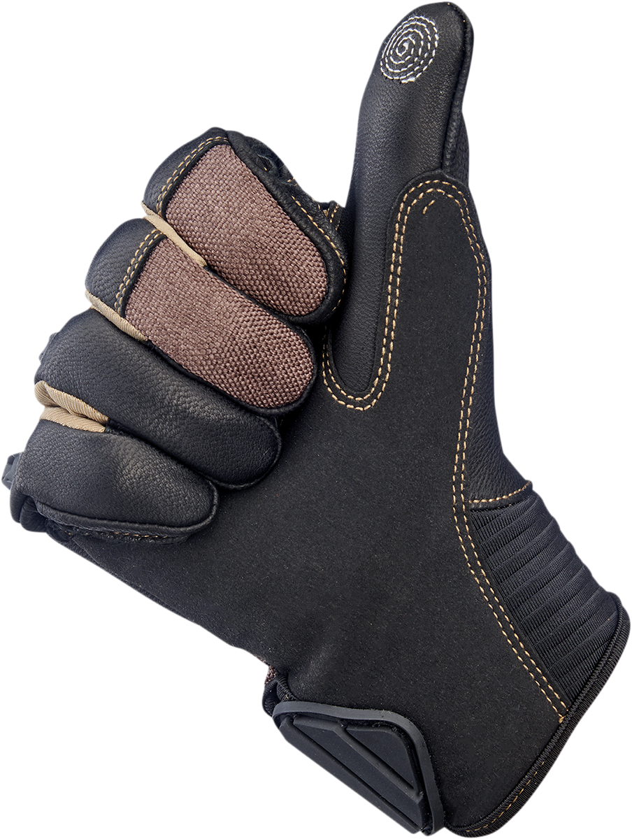 BILTWELL Bridgeport Gloves - Chocolate - Small 1509-0201-302