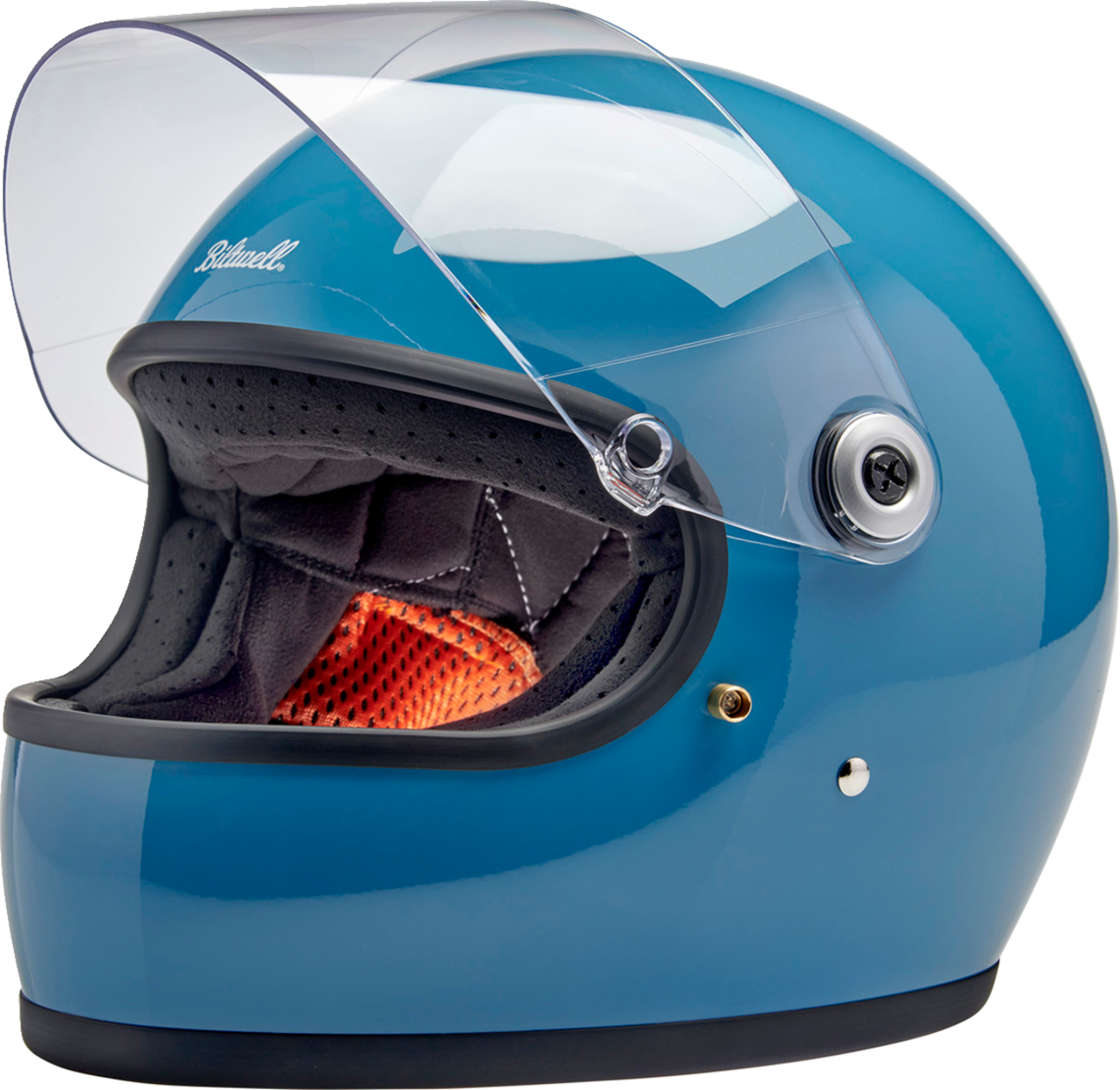BILTWELL Gringo S Helmet - Gloss Dove Blue - Small 1003-165-502