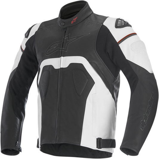 ALPINESTARS Core Leather Jacket - Black/White - US 46 / EU 56 3101316-12-56
