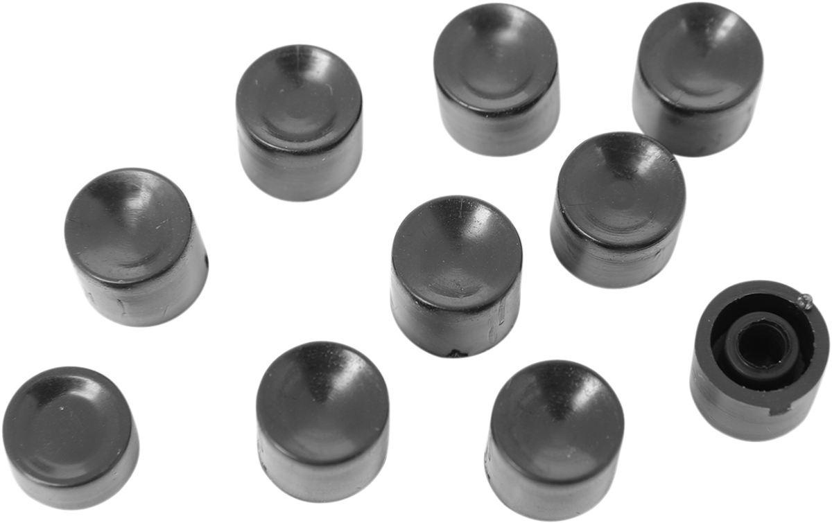 DRAG SPECIALTIES Button Cap - Turn Signal - Long - Black 26-0192-BC101