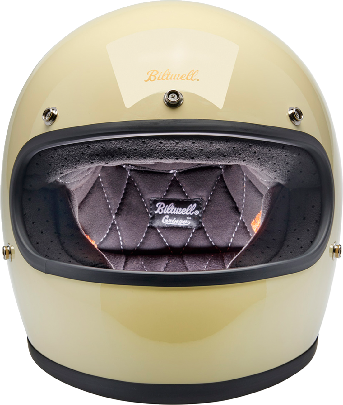 BILTWELL Gringo Helmet - Gloss White - Medium 1002-102-503