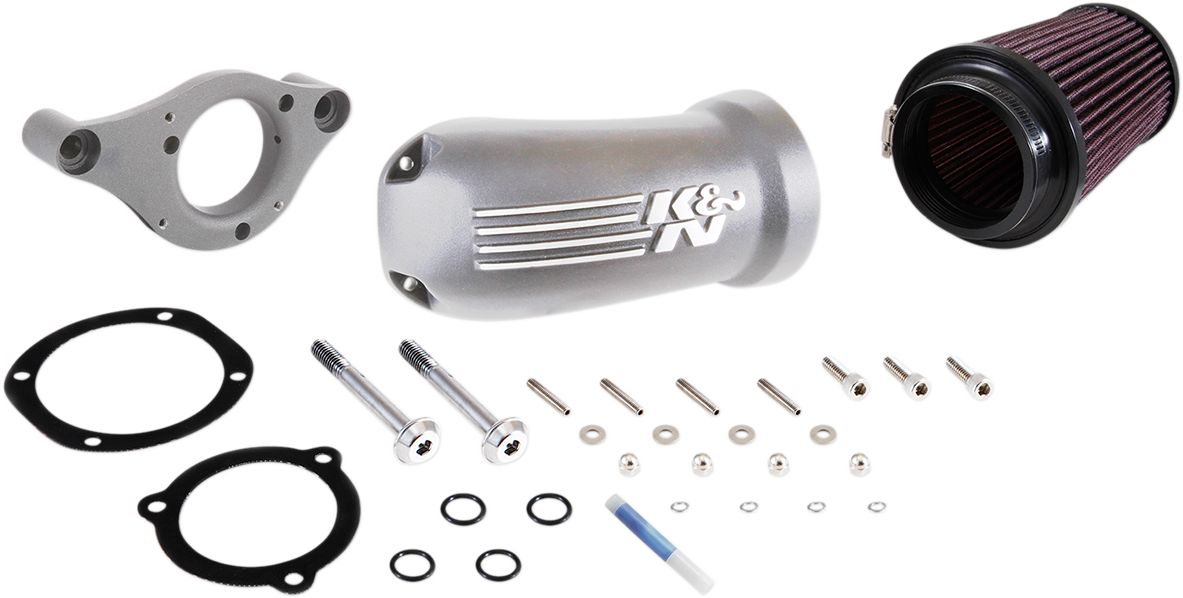 K & N Intake Kit - Silver N/F MODELS W/FAIRING LWRS 63-1139S