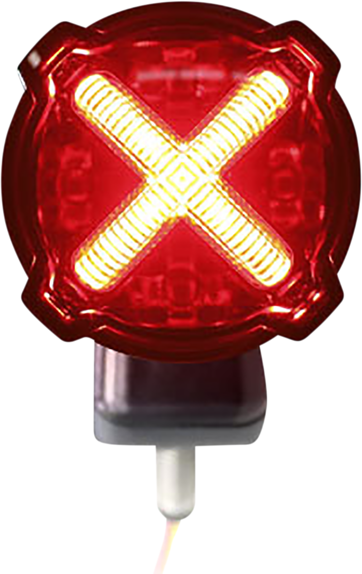 KOSO NORTH AMERICA Taillight - Universal - Red Lens HB036000