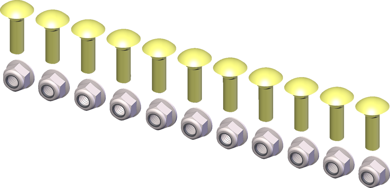 KFI PRODUCTS Plow Hardware - Wear Bar HK-410