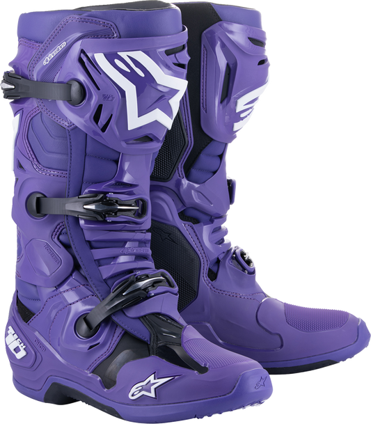 ALPINESTARS Tech 10 Boots - Purple/Black - US 11 2010020-394-11