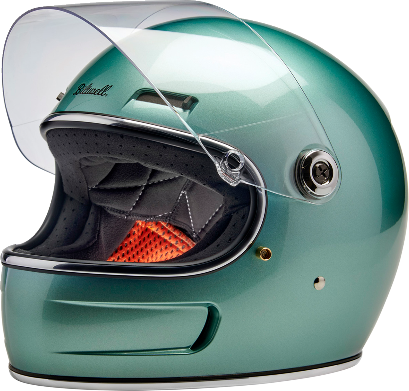 BILTWELL Gringo SV Helmet - Metallic Seafoam - Medium 1006-313-503