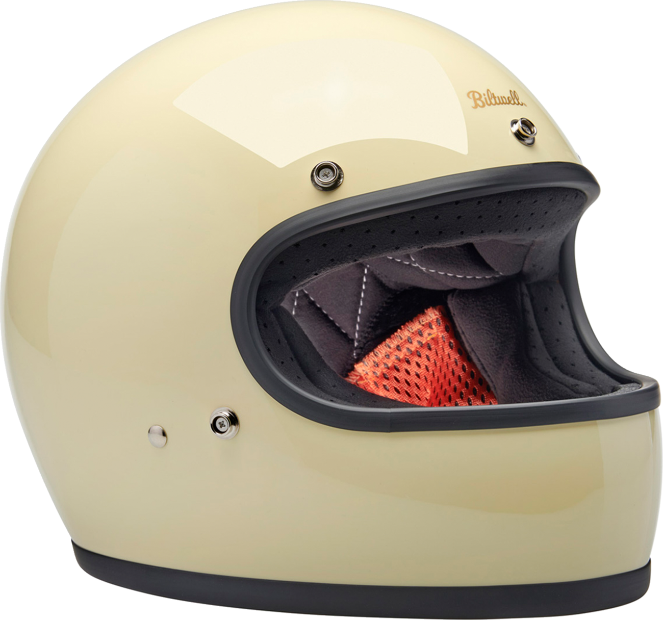 BILTWELL Gringo Helmet - Gloss White - Large 1002-102-504