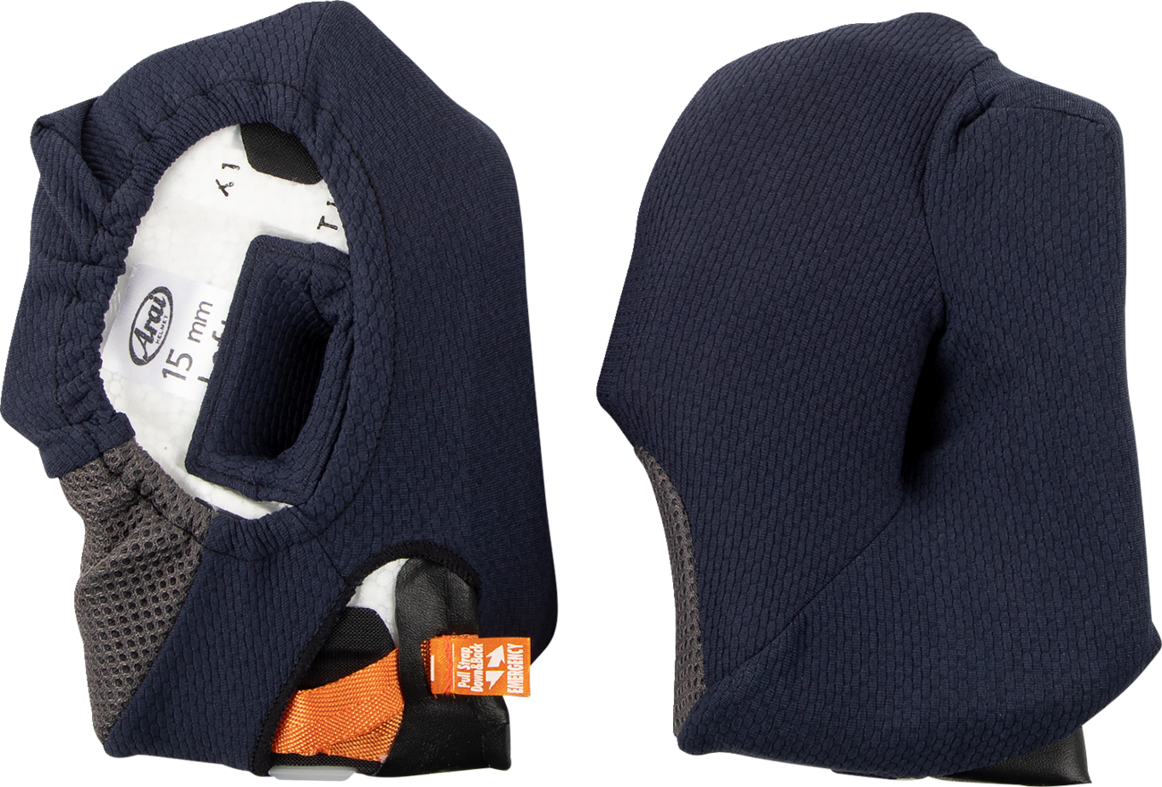 ARAI Corsair-X/Quantum-X/Signet-X Cheek Pads - 15 mm 05-5698