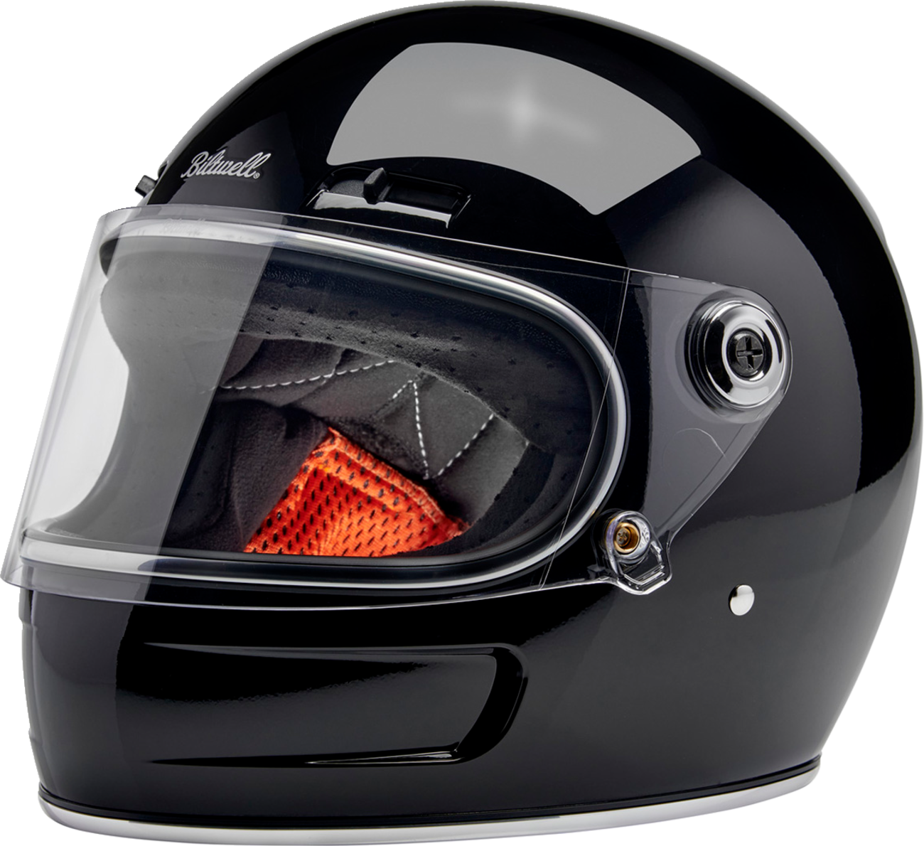BILTWELL Gringo SV Helmet - Gloss Black - Large 1006-101-504