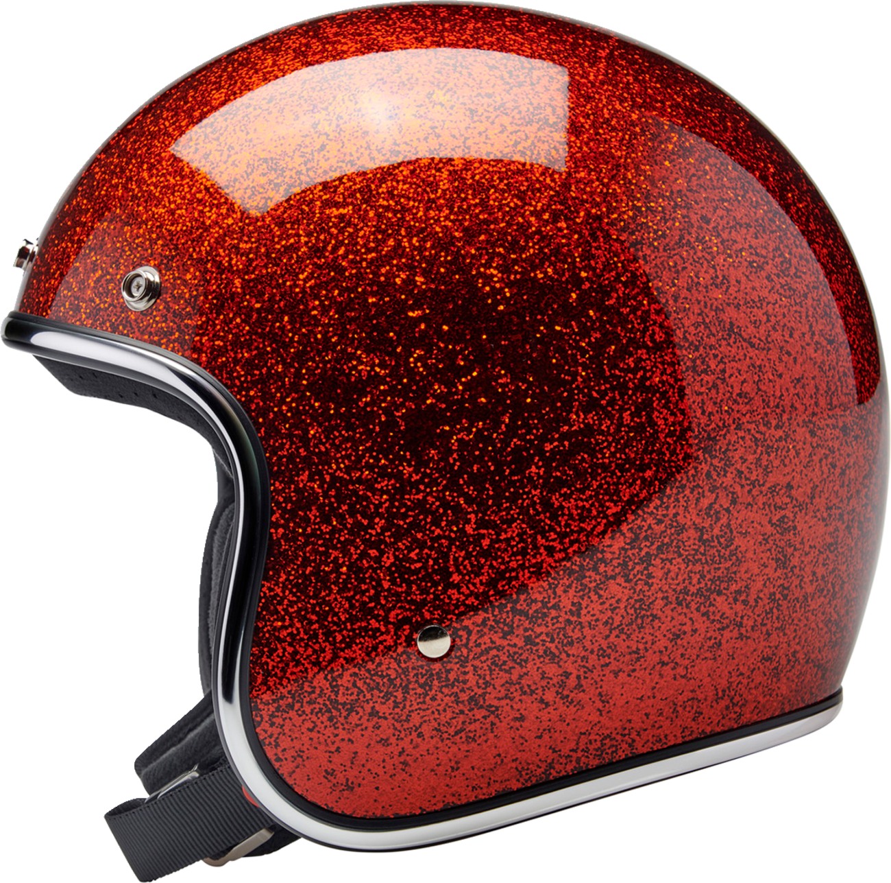 BILTWELL Bonanza Helmet - Rootbeer Megaflake - XS 1001-457-201
