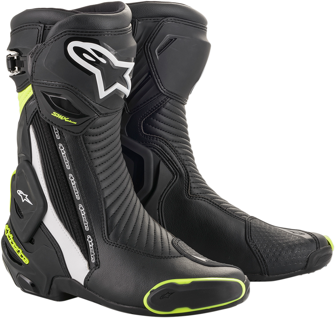 ALPINESTARS SMX+ Boots - Black/White/Yellow Fluorescent - US 11.5 / EU 46 2221019-125-46