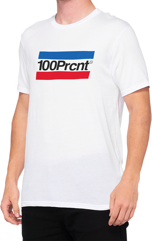 100% Alibi T-Shirt - White - Large 32136-000-12