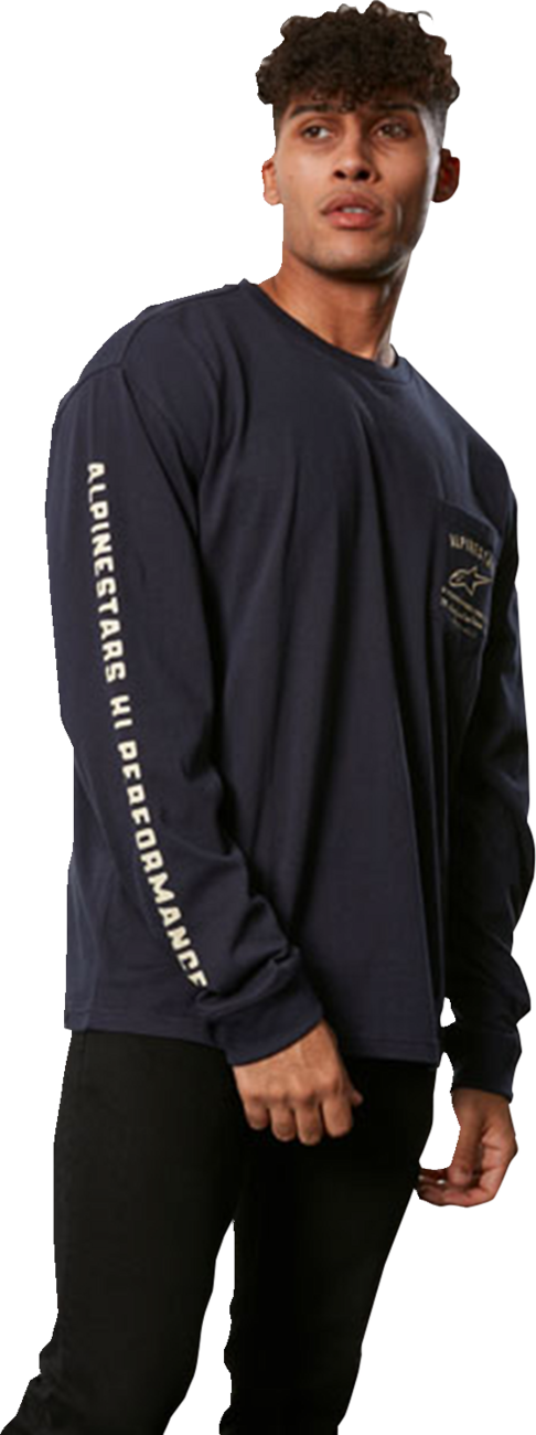 ALPINESTARS REP Long-Sleeve T-Shirt - Dark Navy - Large 123371400701L