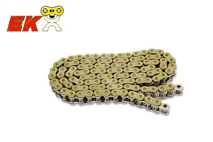 Ek chain 525 zvx3 series zx-ring chain 120 link gold