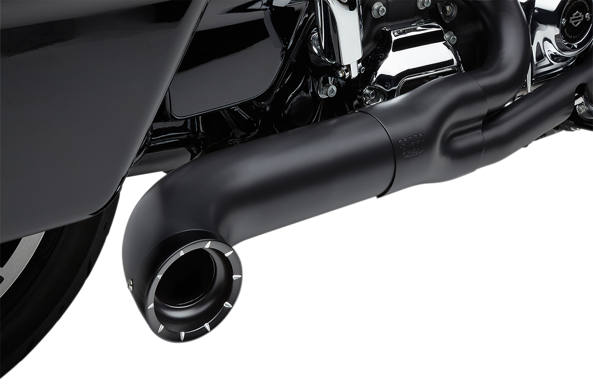 COBRA Turn Out 2-into-1 Exhaust System - Black 6271B-1