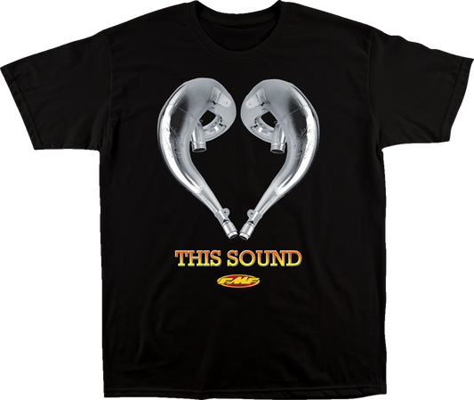 FMF Love Sound T-Shirt - Black - XL SP23118915BLKXL 3030-23090
