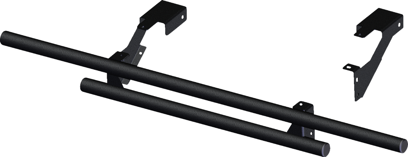 KFI PRODUCTS Rear Bumper - Black - Polaris Ranger 101435