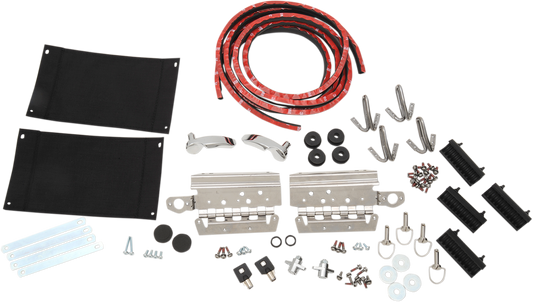 DRAG SPECIALTIES Saddlebag Lid Complete Hardware Kit - '14-'22 S77-0150K